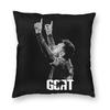 Football Messis Pillowcase Soft Fabric Cushion Cover Gift  Throw Pillow Case Cover Home Zippered Xcm