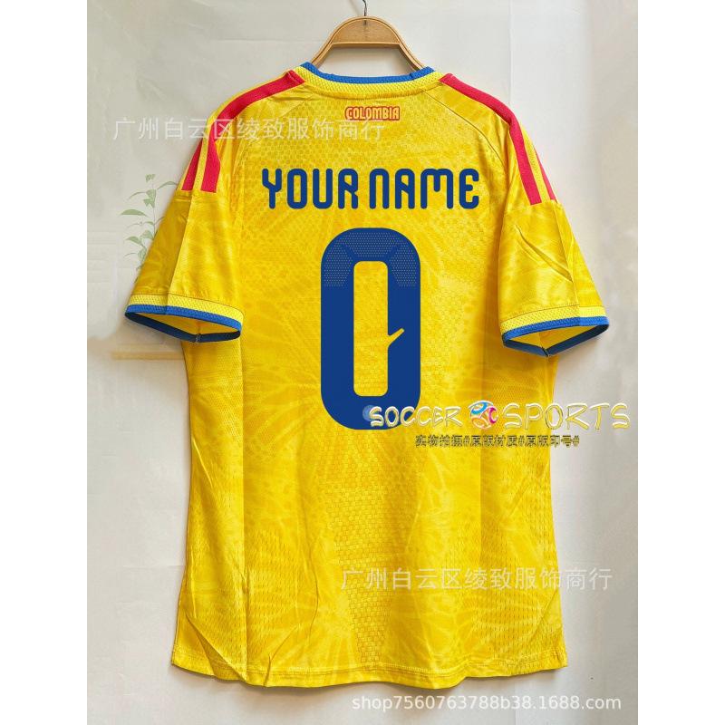 2026 Kolumbien Trikot Suarez Dias Hames Falcao Heim Spieler Edition Fußballtrikot