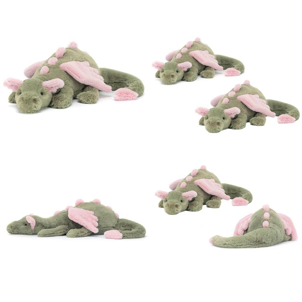 Jelly Cute Jc Stuffed Animal Plush Dragon Toys Holiday Gift Kids Bedroom Decor
