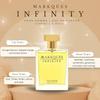 MARKQUES Infinity Perfume | Eau de Parfum for Men | Long Lasting Luxury Fragrance | Gifting for Husband Boyfriend Father Brother | 100ml EDP