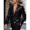 Mens Sequined Blazer Nightclub Party Performance Fashion Casual Suit Jacket
