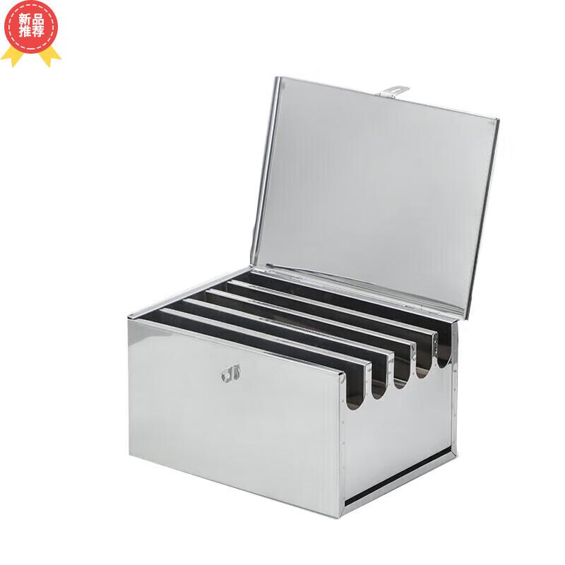 

Huihuang 304 Stainless Steel 5-Grid Magnetic Knife Block with Lid