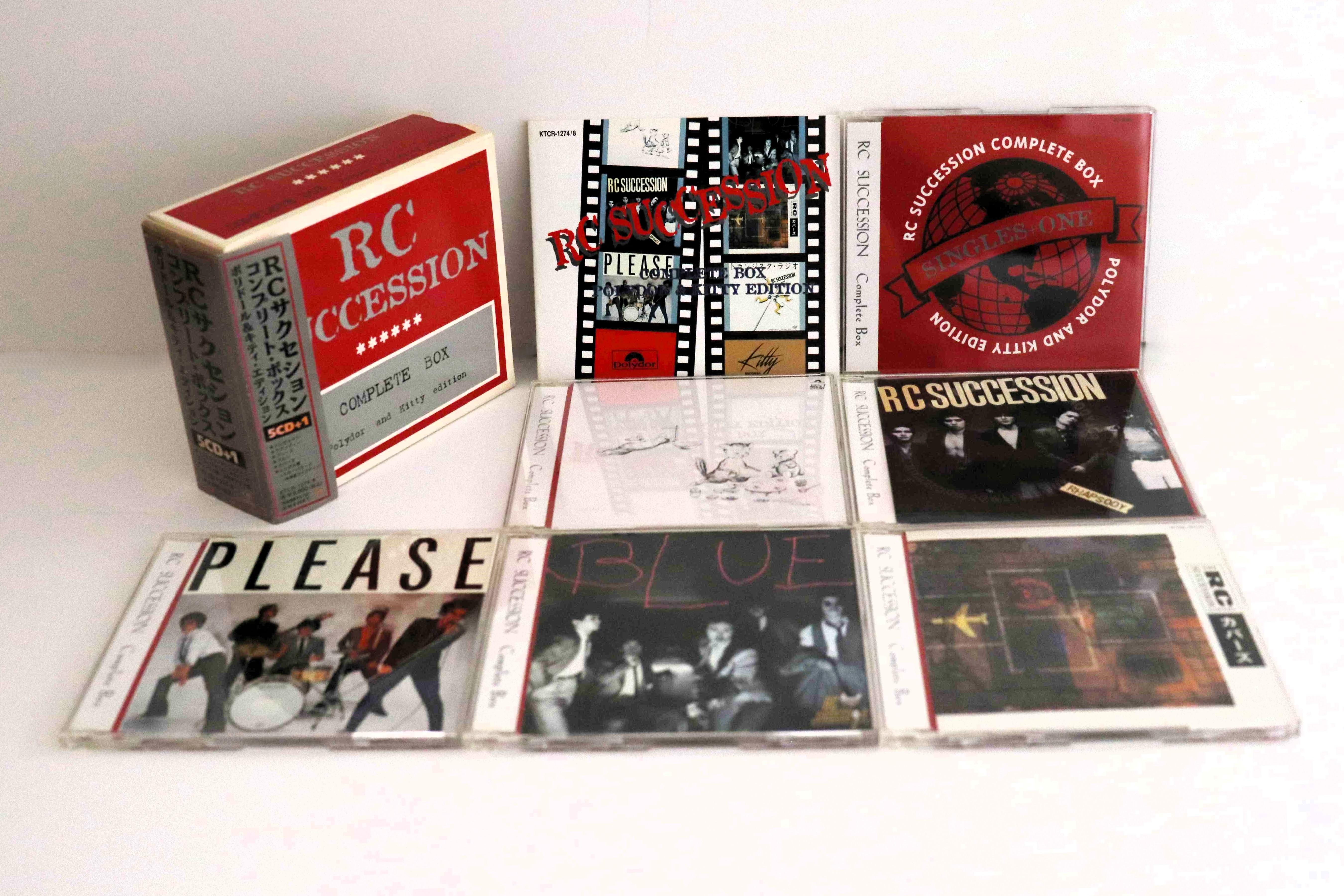 

CD RC SUCCESSION Complete Box PolydorKittyEditions KTCR12748 KITTY 1994 Japan Obi Japanese PopRock Used