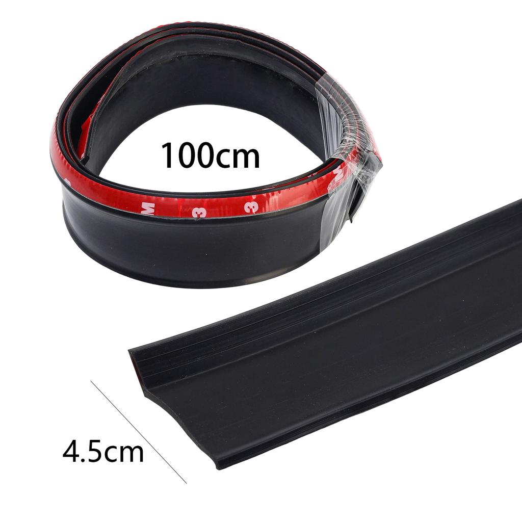 Home Window Water Blocking Bar Sliding Window Rain Weatherstrip Soft Rubber Water Rain Deflector Board Windproof Sealing Strip