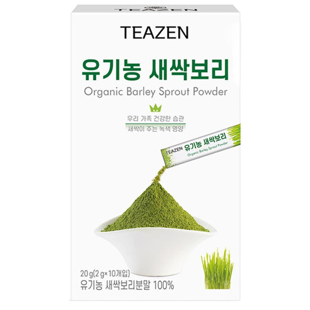 Teazen Organic Barley Sprout Powder Stick, 20g, 4 Pieces
