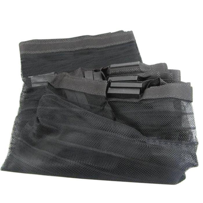 Moustiquaire - Magique - 90cm x 210cm - Noir - Fixation Magnétique - 9 Aimants