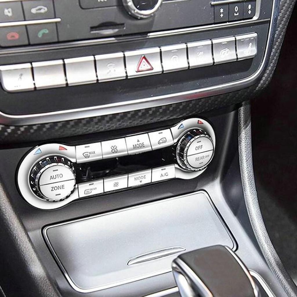 Air Conditioning Button Covers Trim Sticker Replacement for Benz CLA C117 GLA X156 A Class W176 2013 2014 2015 2016 2017 2018