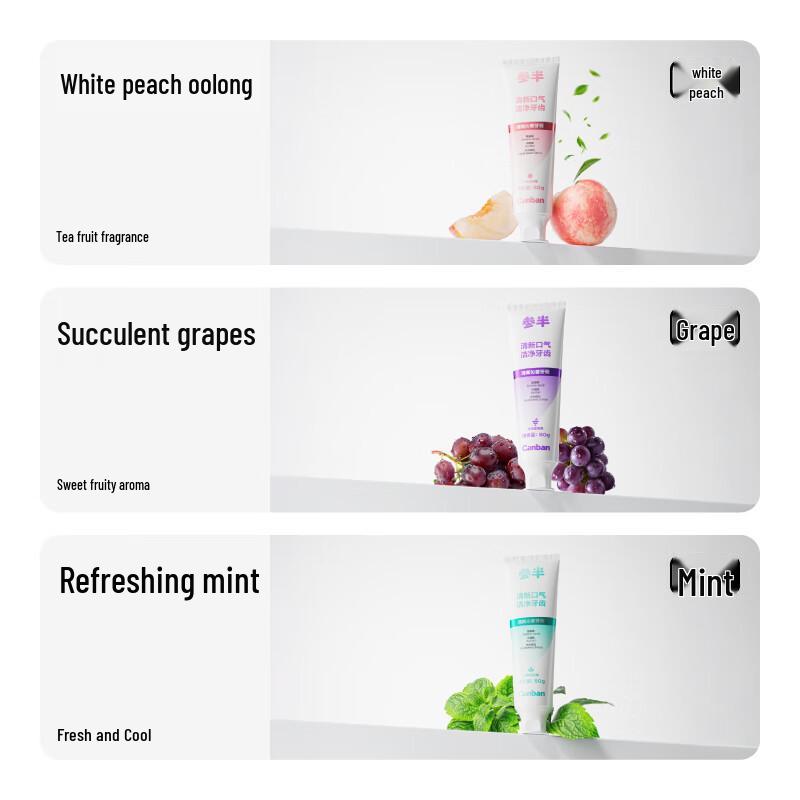 Canban Plant Enzyme Whitening & Gum Care Toothpaste Set