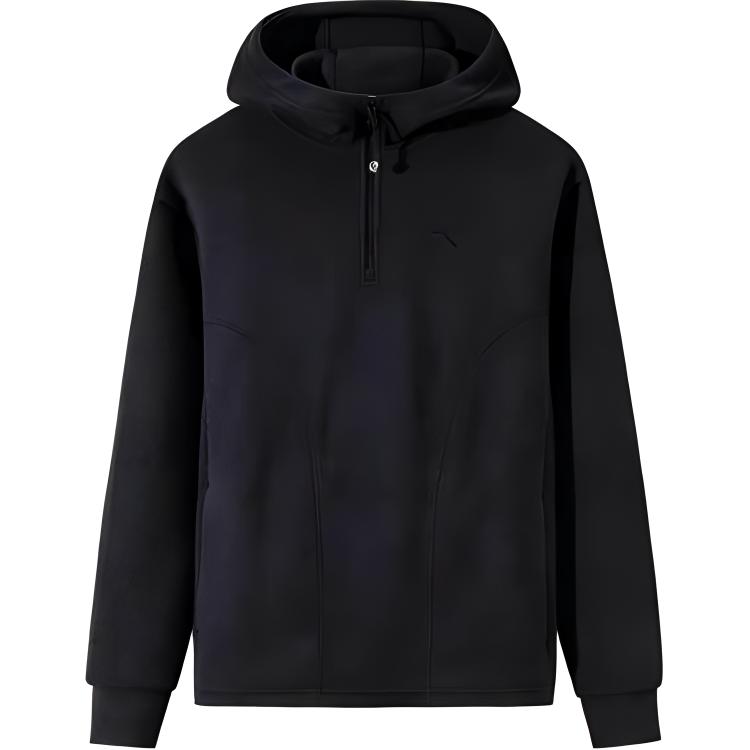 

Anta Loose Comfortable Casual Hoodie Women tops Basic-Black 962447703-1 XL