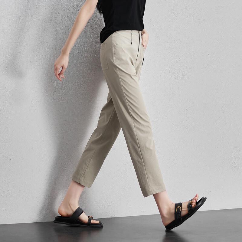 SOFSIL Women's 2026 Summer High-Waist Tapered Casual Pants