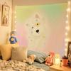 VIKAMA Cartoon Dog Cute Background Cloth Ins Style Room Decoration Tapestry Dormitory Rental Room Wall Cloth Wallpaper Decor