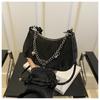 Sac d'aisselle de niche pour femmes Tendance Sac à bandoulière à chaîne Sac bandoulière Polyvalent Sac de trajet Sacs messagers Cadeau d'anniversaire pour fille