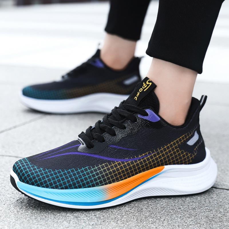Men's Shoes Spring and Autumn New Casual Running Shoes Mesh Breathable Men's Sports Shoes