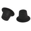 10 tk 1:12 Dollhouse Miniature Simulation Black Flocked Hat Model Diy Accessories