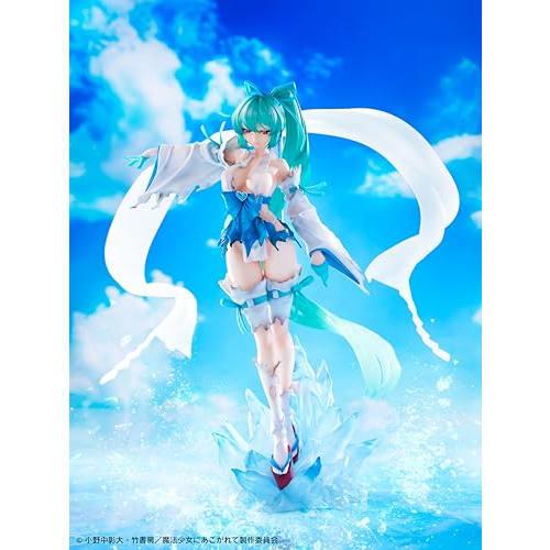 Longing for a Magical Girl" Magia Azul Thin Ice Shrine Maiden DX Ver. 1/7 Scale Complete Figure Made of PVC & ABS, Painted and Finished