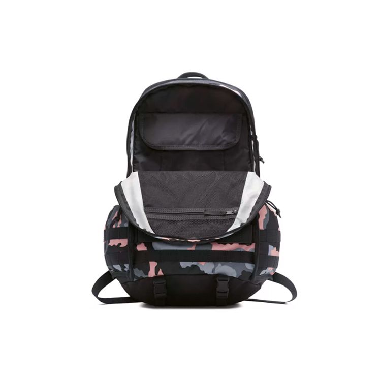 Nike SB Skate Series Sportlicher Rucksack mit großem Fassungsvermögen aus Polyester Unisex Rucksäcke Rosa-Camouflage BA5983-060