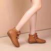 Fashion Women's Autumn Winter New Bow Solid Color Short Boots European American 2024 Fashion Size 34-44 3cm Thick Sole Ankle Boots
