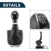 TUCKBOLD Manual Gear Shift Knob with Cover for Opel Astra 1pc 5-Speed 2010-2015, Black,