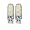 6/4/2/1PC T10 194 168 W5W 6 SMD 5730 Car Led Silicone Shell Wedge License Plate Side Turn Signal Light