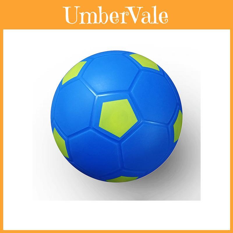 16cm Pvc Seamless Inflatable Football Toy Ball Children's Soccer Black White