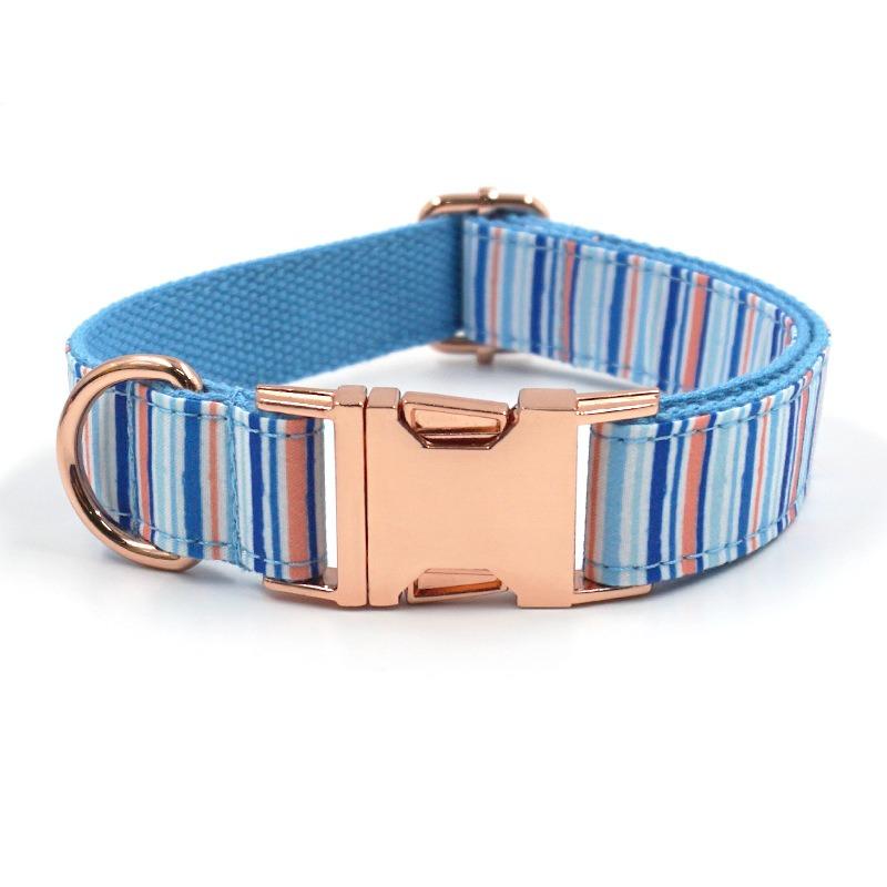 Cute Printed Pet Dog Collar Laser Engraved Dog Collar