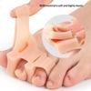 1 Pair Toe Finger Separator 3 Hole Hallux Valgus Orthopedic Spacers Overlapping Hammer Foot Corrector Straightener Pedicure