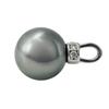 Pendant Top Silver Women Pearl Used