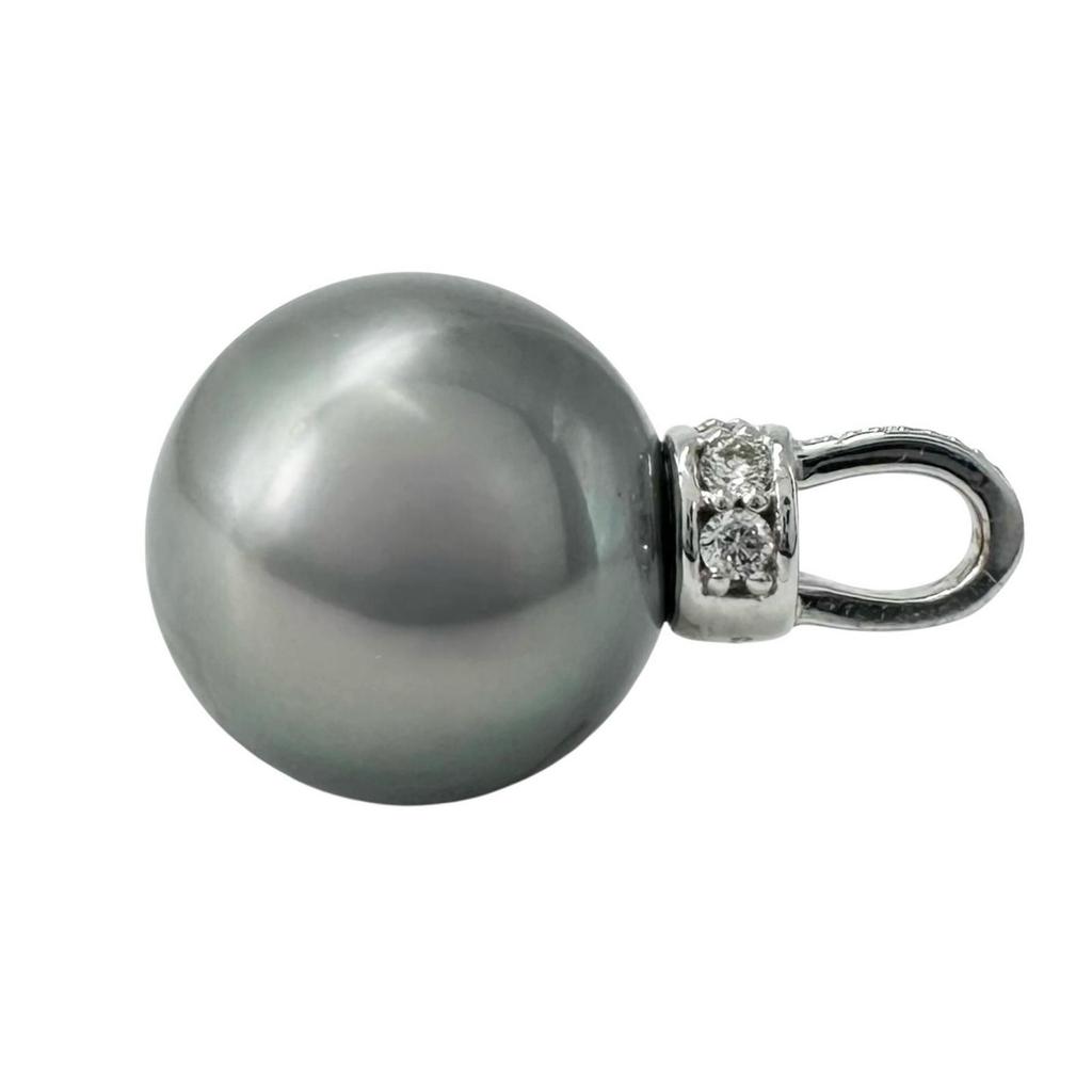 Pendant Top Silver Women Pearl Used