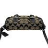 Used COACHShoulder Bag black/beige canvas/leather Women