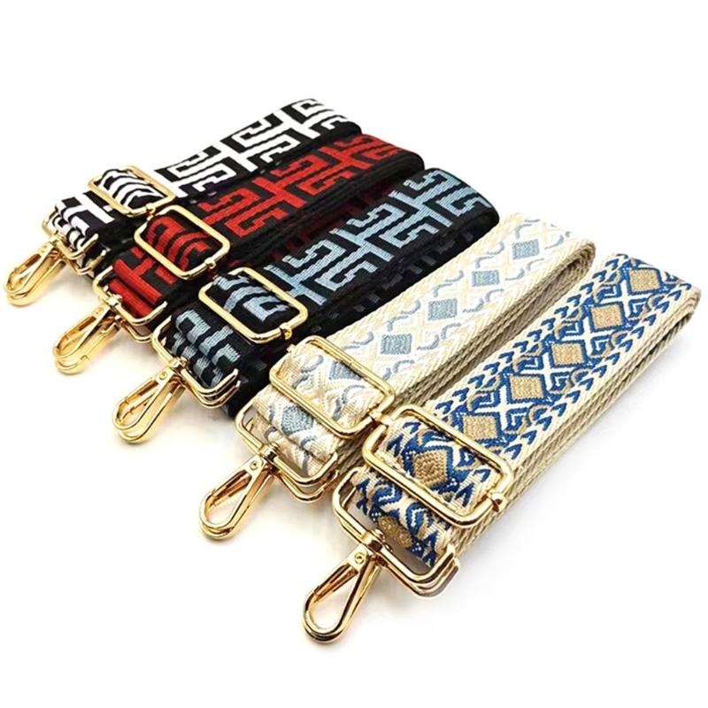 Durable Ethnic Bag Strap Replacement Versatile Ethnic Shoulder Strap 11 Styles for Bags Comfortable for Any Occasion