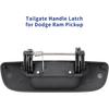 Tailgate Handle Latch For 2002-2009 Dodge Ram 1500 2500 3500, Replaces 80165, 55276237AA,Black