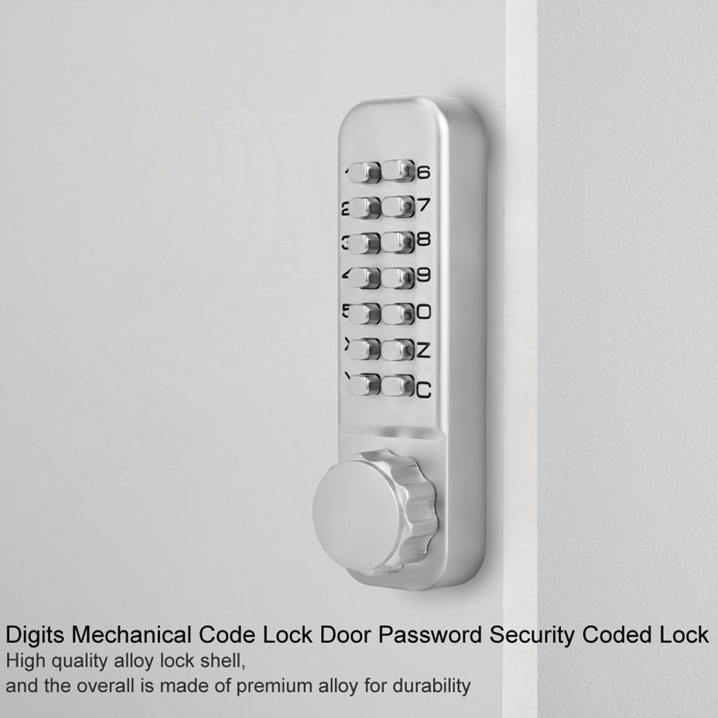 Digits MiNi Mechanical Code Lock Door Password Security Coded Lock
