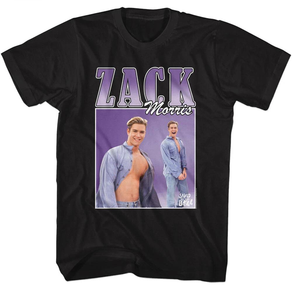 Saved By The Bell TV Show Zack Morris Open Shirt Photo Men s T Shirt 2XL