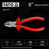 YATO Industrial Needle Nose & Diagonal Cutting Pliers Combo with Wire Strippers