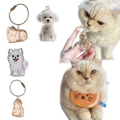Transparente Katzenhaare Aufbewahrung Kapsel Anhänger Gacha Katzenhaare Aufbewahrungsbox Schlüsselanhänger Gedenkauto Anhänger