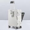 Multi-Purpose Business Trolley Suitcase with Laptop Compartment and Cup Holder