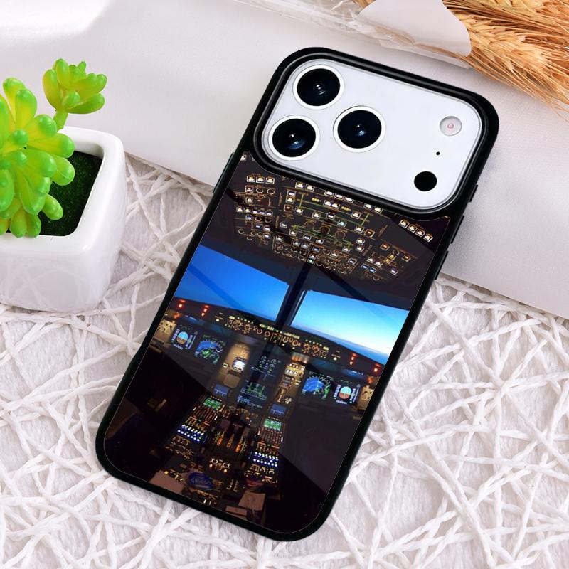 Travel Pilot Shockproof Phone Case for iPhone 17 Air 16e 15 11 12 14 13 Pro Max Cover Coque