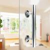 Stainless Steel Door Knob Brushed Surface Red Wood Color Door Handle Durable Wood Grain Cabinet Closet Handle Cabinet Door