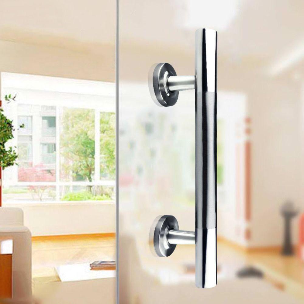 Stainless Steel Door Knob Brushed Surface Red Wood Color Door Handle Durable Wood Grain Cabinet Closet Handle Cabinet Door