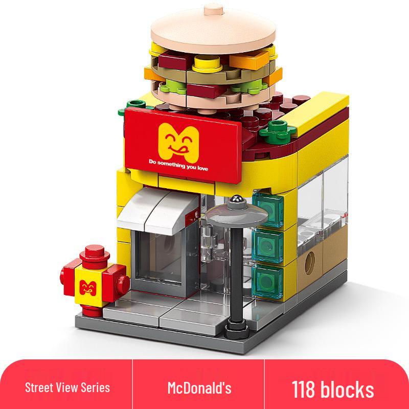 Lele Brothers Compatible Building Blocks: Educational Interlocking House Model for Kids