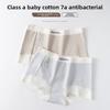 Women's Summer Cotton Anti Bacterial Butt Lift Anti Slip Unrolled Traceless Mid Waist Boxers
