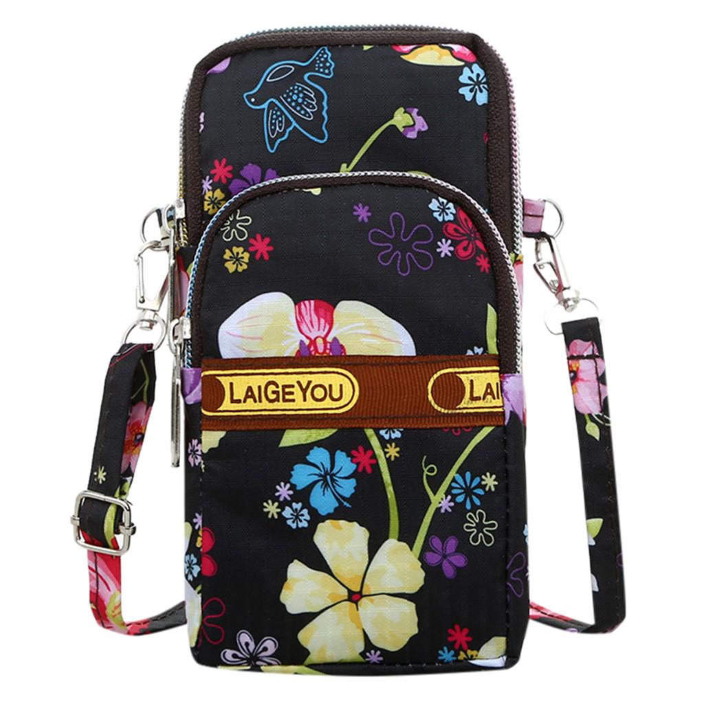 Fashion Neutral Nylon Students Outdoor Sports Arm Bag Phone Bag Shoulder Bag