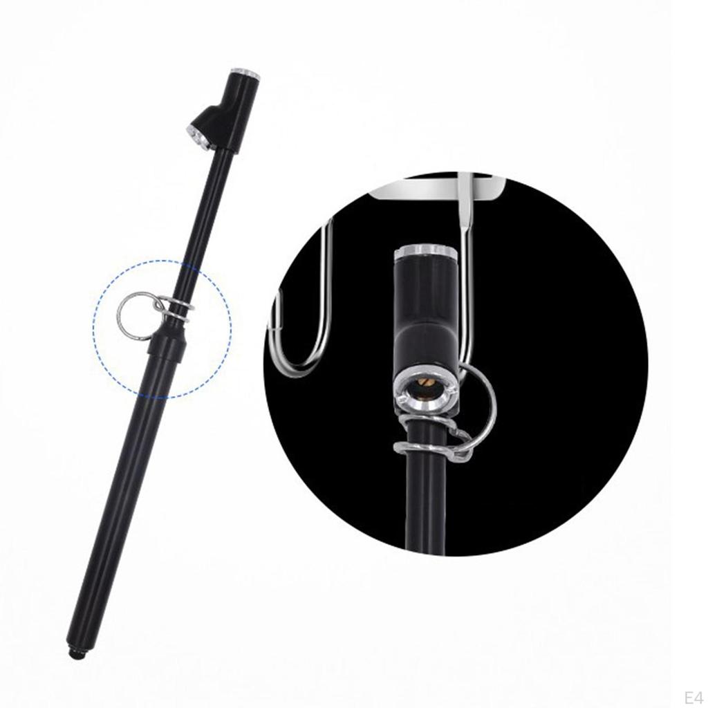 Head Tire Pressure Gauge, 12inch 10-150PSI Metal Air Gauge for Rvs Vehicles