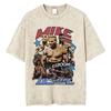 Gewaschenes Vintage Mike Tyson Prime Merch T-Shirt Herrenkleidung Hip Hop Gothic Rock T-Shirt Herren Fitnessstudio Übergroße T-Shirts Oberteile