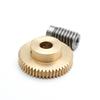 1M Metal Worm Gear Wheel Set 1:15/25/35/50/60 Teeth 5/6/8/10/12MM