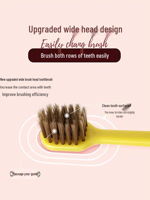 Soft-Bristle Disposable Toothbrush for Hospitality