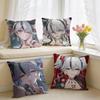 Wuthering Waves Camellya Cushion Cover Square Short Plush Pillow Case Living Room Sofa Home Decor Funda X