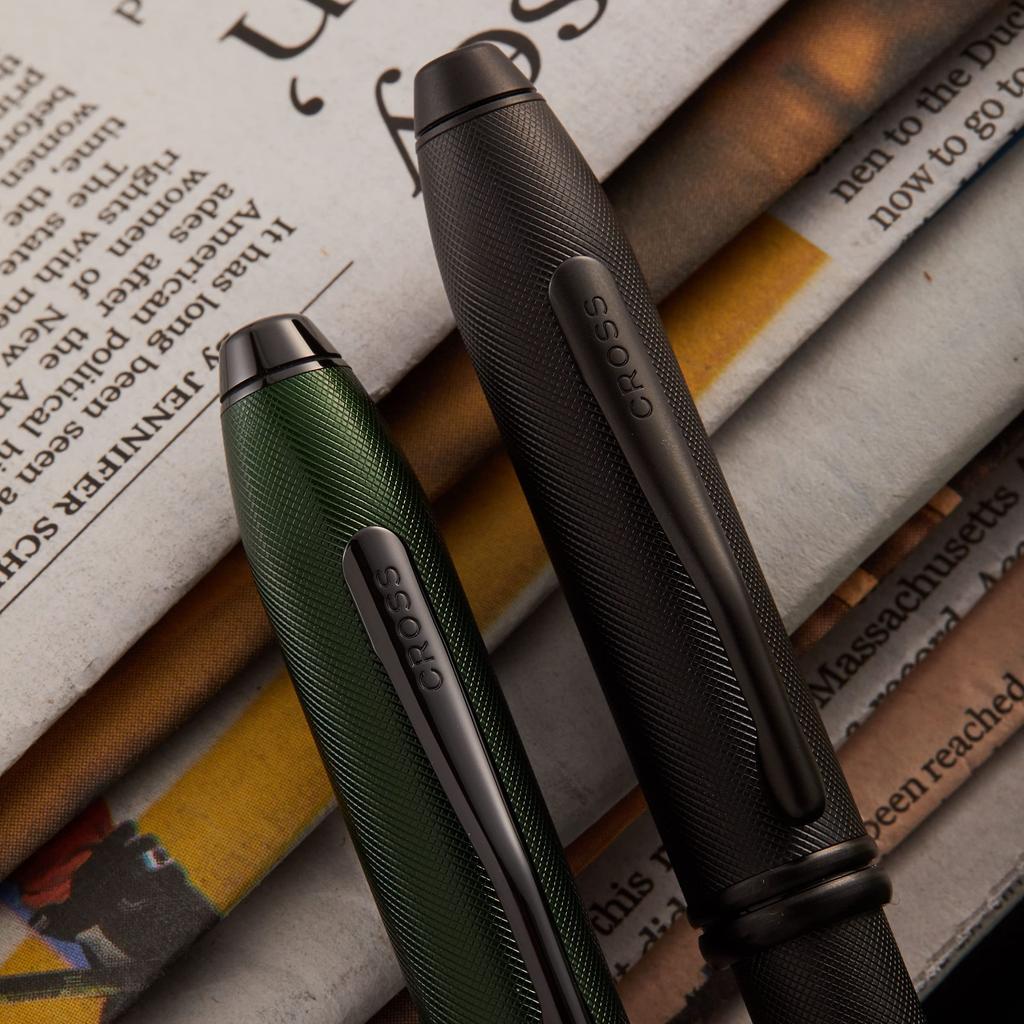 CROSS Townsend Midnight Green Ballpoint Pen Oil-Based NAT0042-63 (Officially Imported)