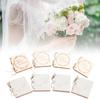 2 Sets Hochzeit Gelübde Bücher Exquisite Geschenk Karte Erklärung Broschüren Requisiten Liefert