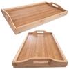 Stolik Śniadaniowy Bambusowy Składany do Łóżka na Śniadanie Laptopa Taca